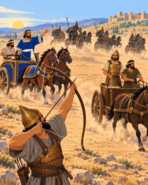 The battle